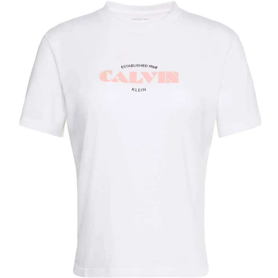 Calvin Klein JEANS T-shirt met tekst - wit, foto 2