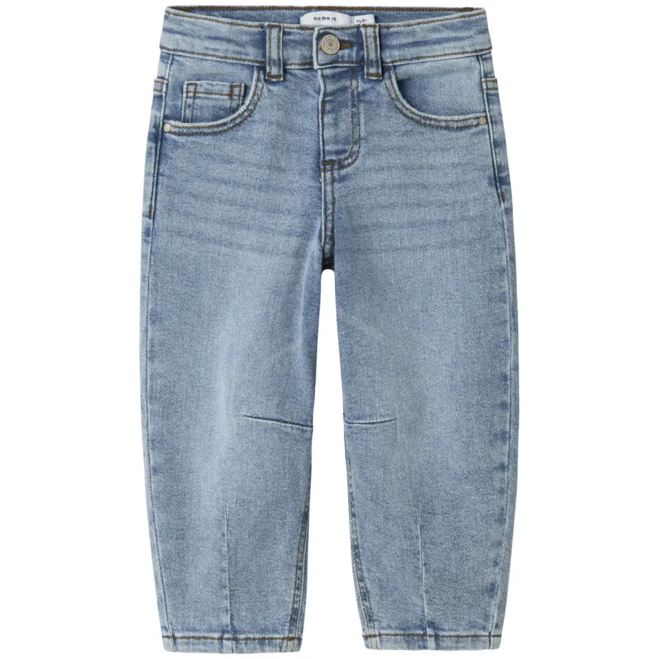 NAME IT MINI baggy jeans medium blue denim, foto 3