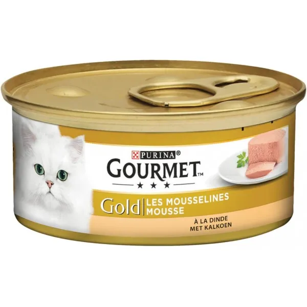 Gourmet Gold Mousse kattenvoer kalkoen