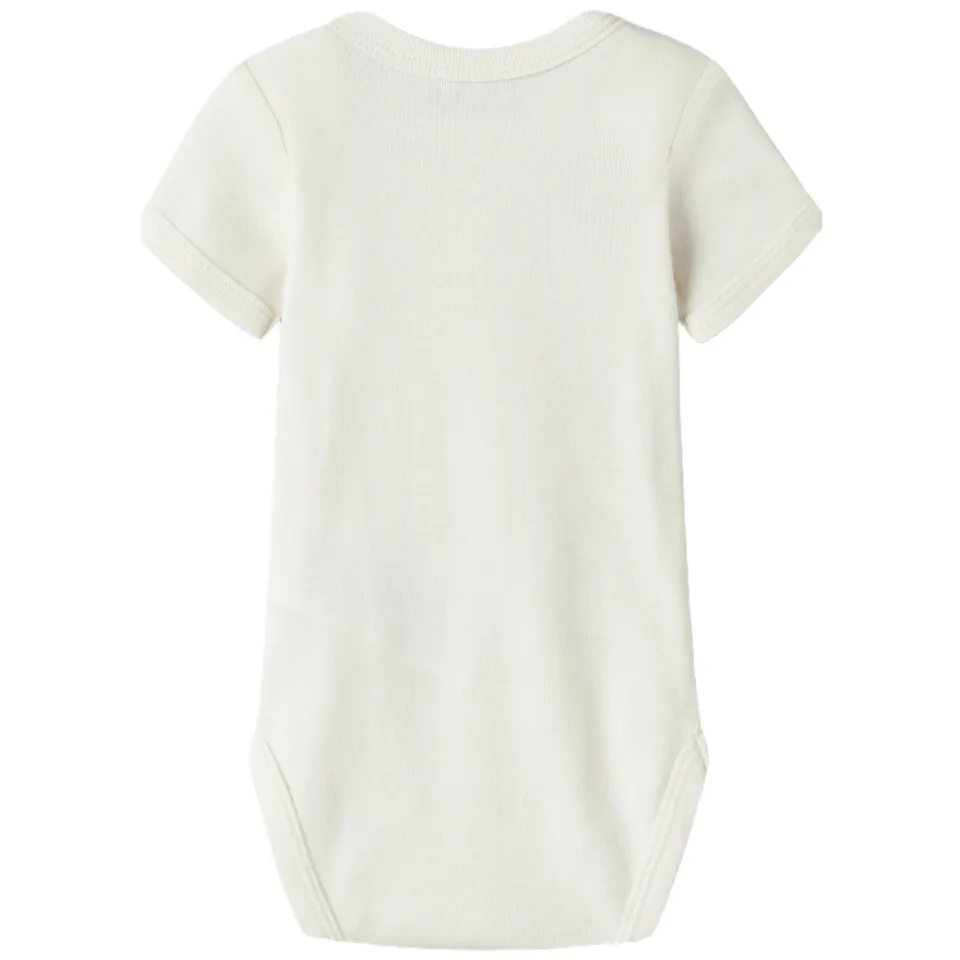 NAME IT BABY romper - ecru/paars/lichtpaars (set van 3), foto 4