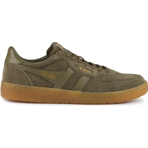 Gola Hawk Suede '86 sneaker olijfgroen Bruin/Olijfgroen