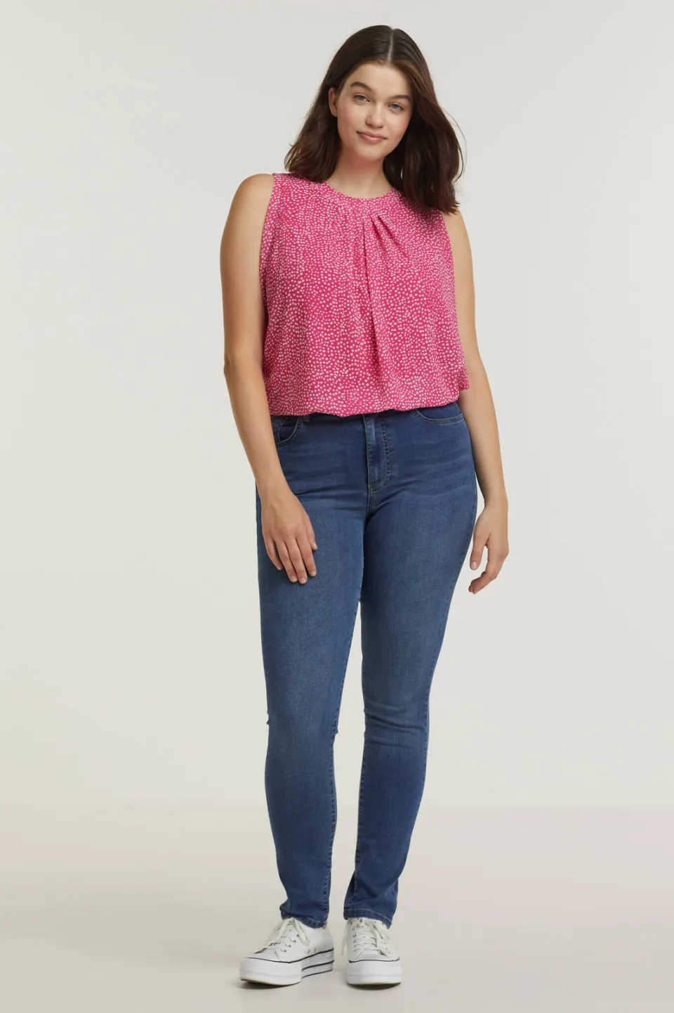 Yoek high waist shaping skinny jeans light denim, foto 3