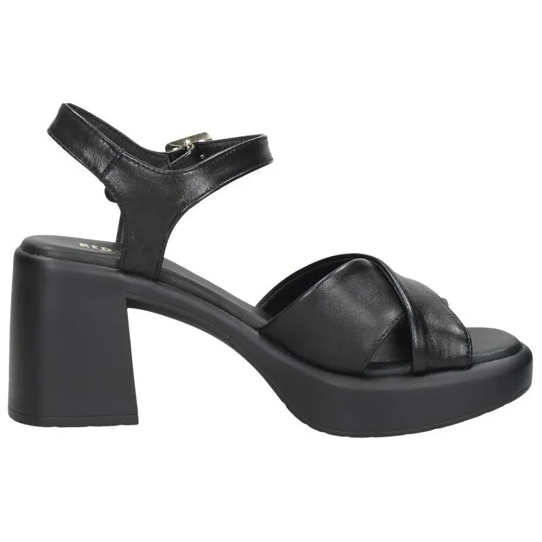 Red Rag sandalen met hak zwart