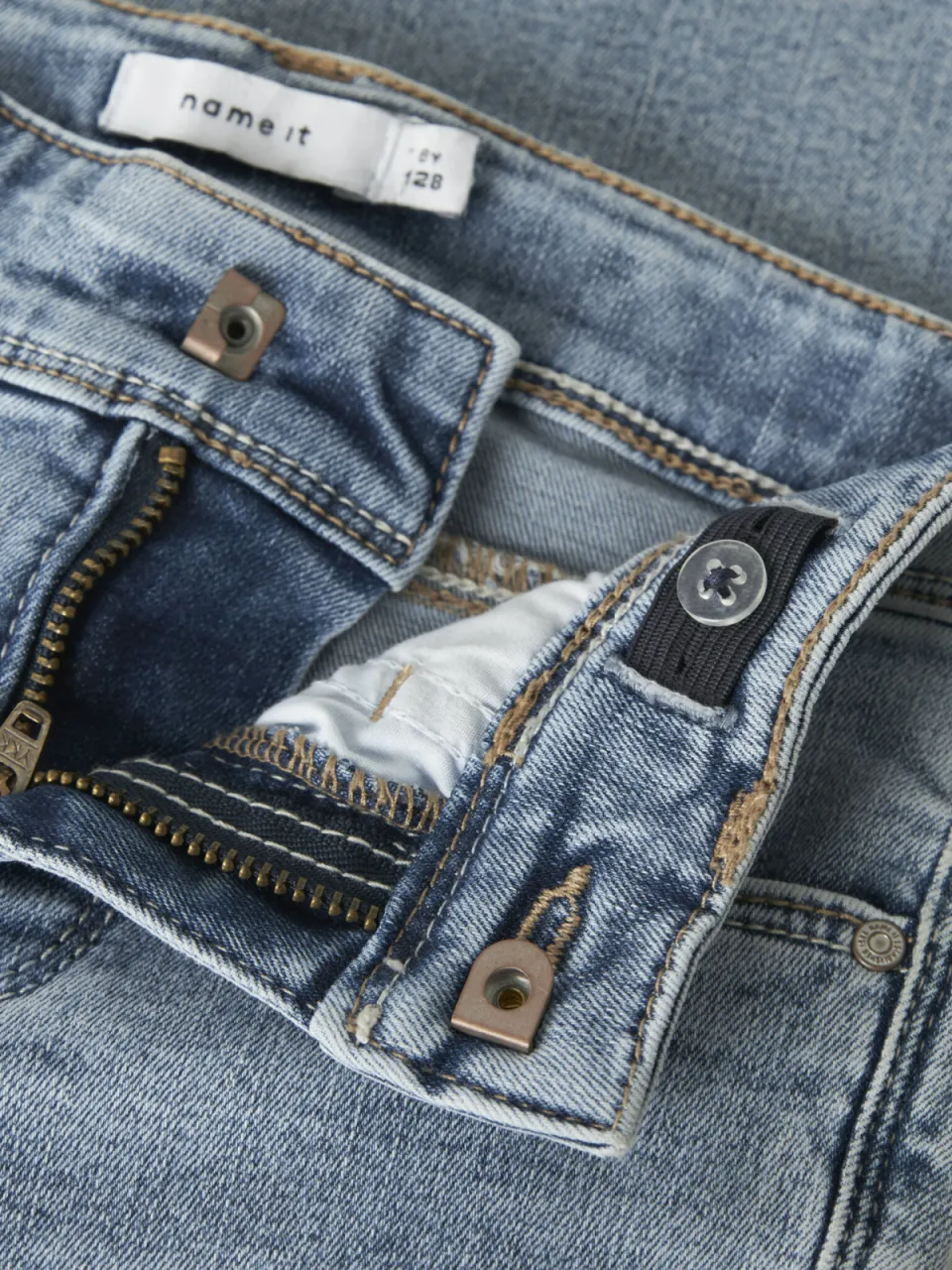 NAME IT KIDS bootcut fit jeans NKFPOLLY light blue denim, foto 7
