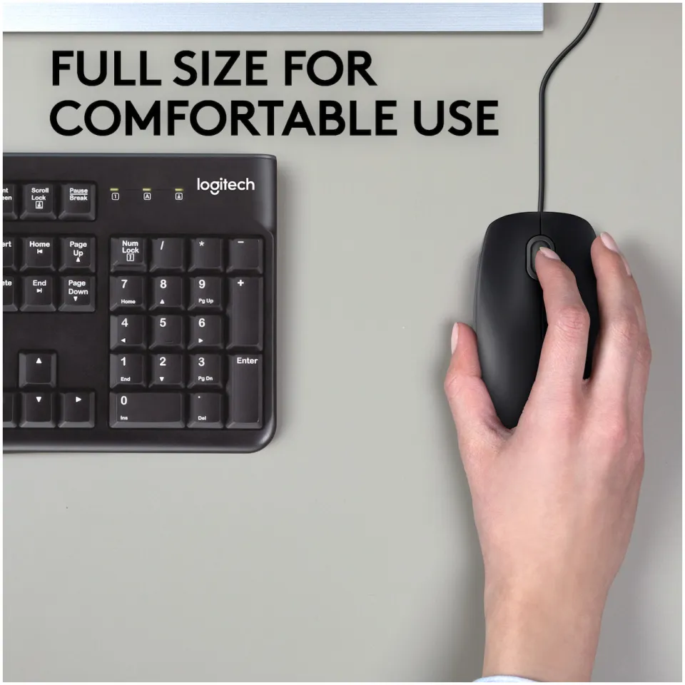Logitech B110 Silent bedrade muis zwart, foto 3