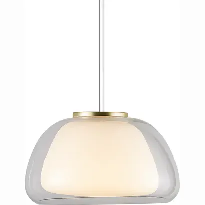 Nordlux Hanglamp Jelly Messing Opaal ⌀39cm Transparant