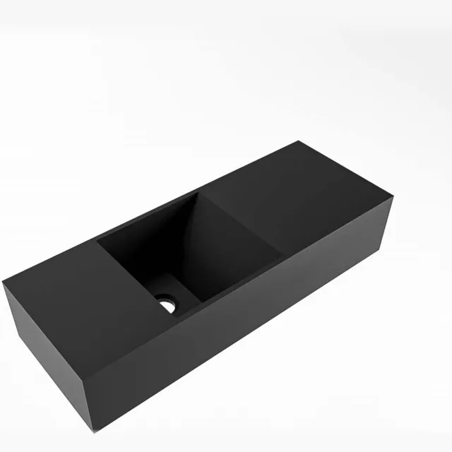 Fontein Mondiaz Tyne 60 cm Solid Surface Positie Links Zonder Kraangat Urban, foto 2