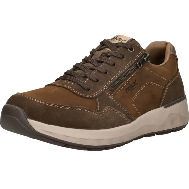 Rieker veterschoenen laag cognac, foto 4