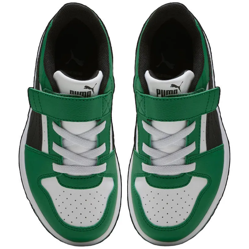 Puma Rebound Slam imitatieleren sneakers - groen/zwart, foto 5
