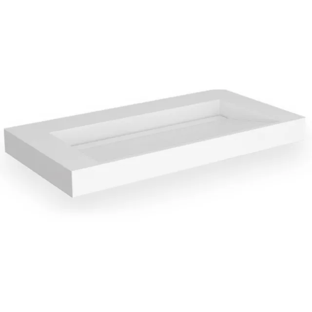 EH Design Stretto opbouwwastafel mat wit