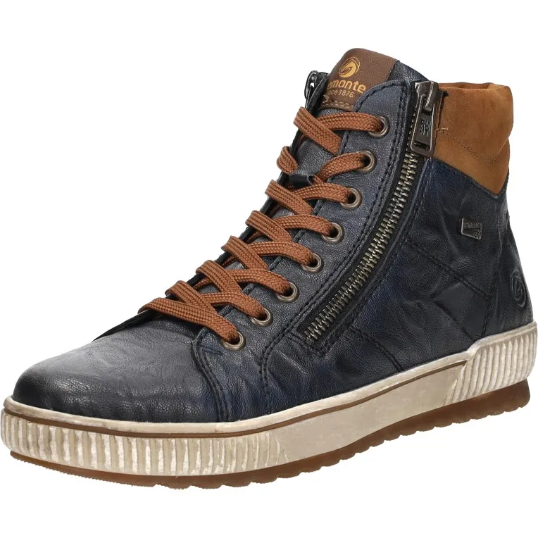 Remonte Veterschoenen Hoog blauw, foto 3