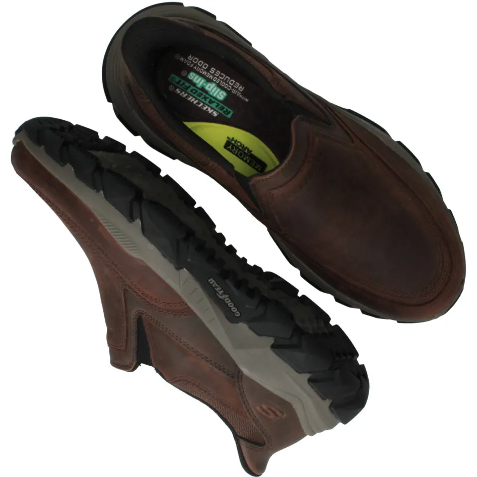 Skechers Slip-Ins Relaxed Fit Santoro instapper bruin, foto 5