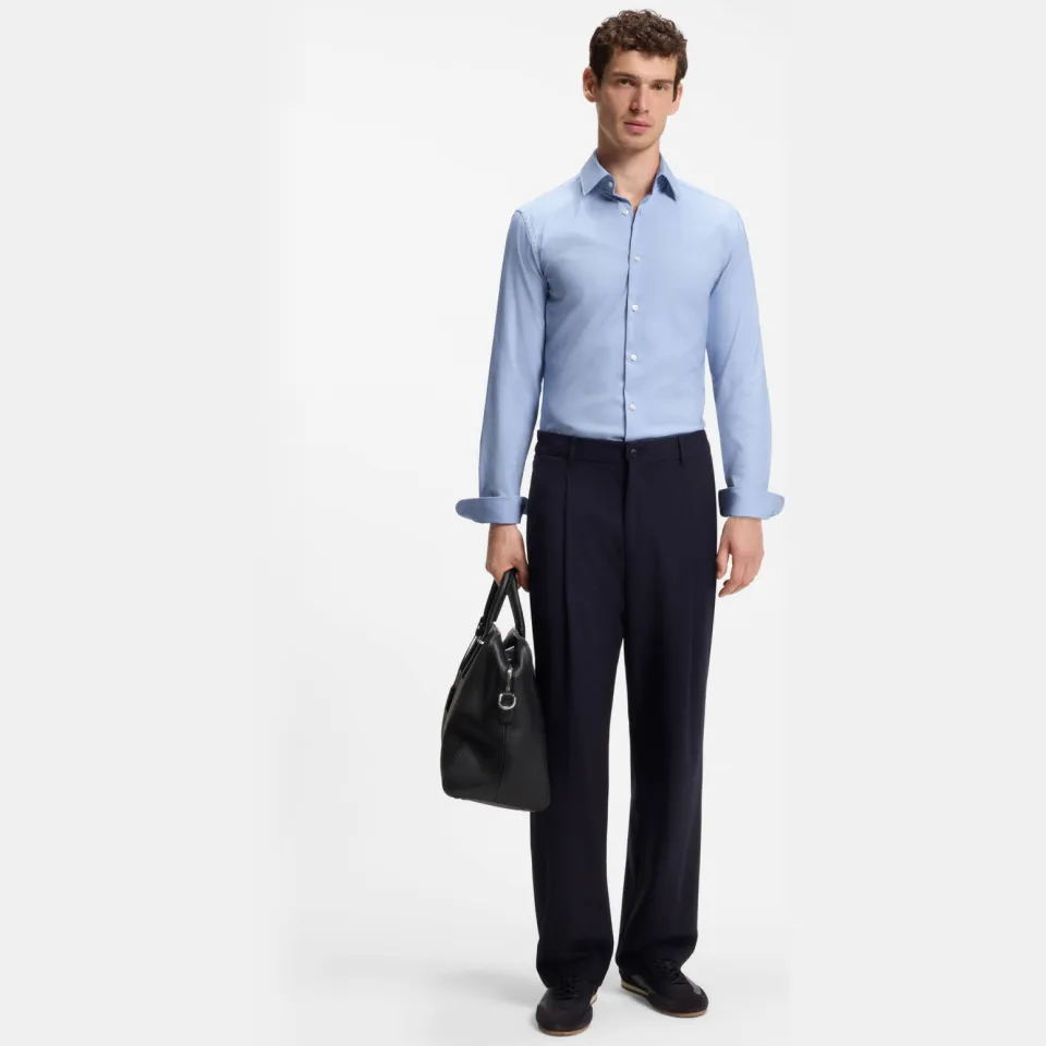 Boss slim fit overhemd - lichtblauw/pastelblauw, foto 3