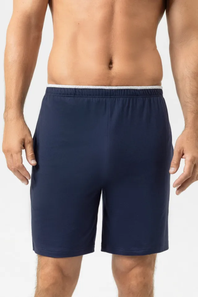 Mey korte pyjamabroek marineblauw, foto 3