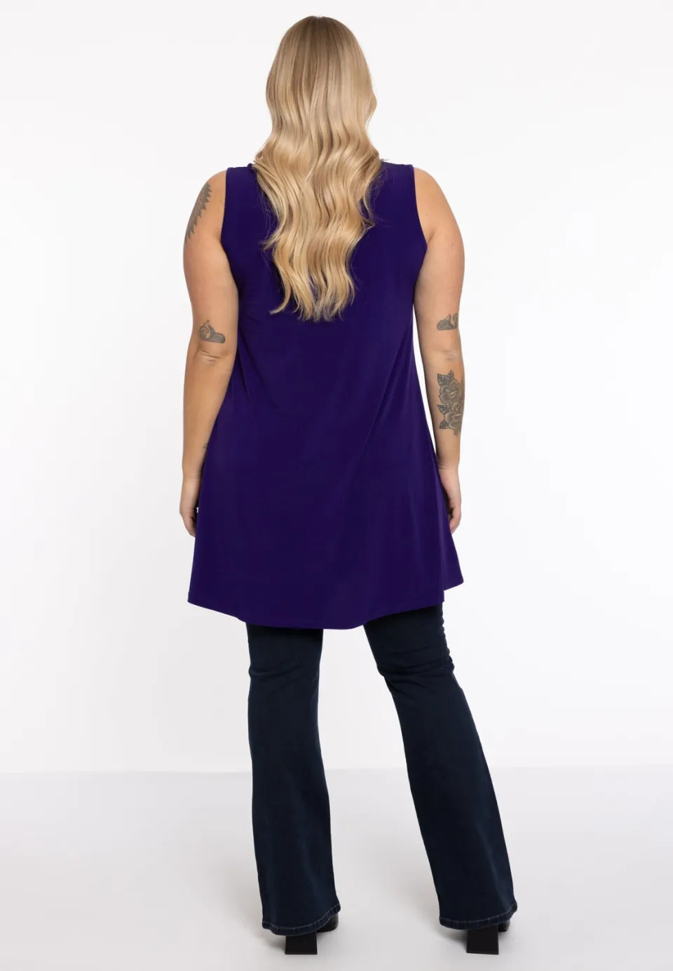 Yoek Top wide bottom | Paars, foto 3