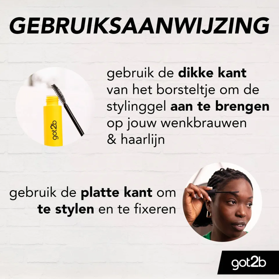 Schwarzkopf Got2b Glued 4 Brows & Edges 2-in-1 wenkbrauwgel, foto 3