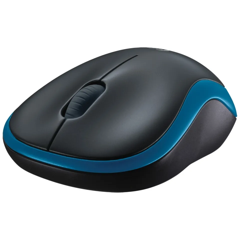 Logitech M185 draadloze muis blauw, foto 3