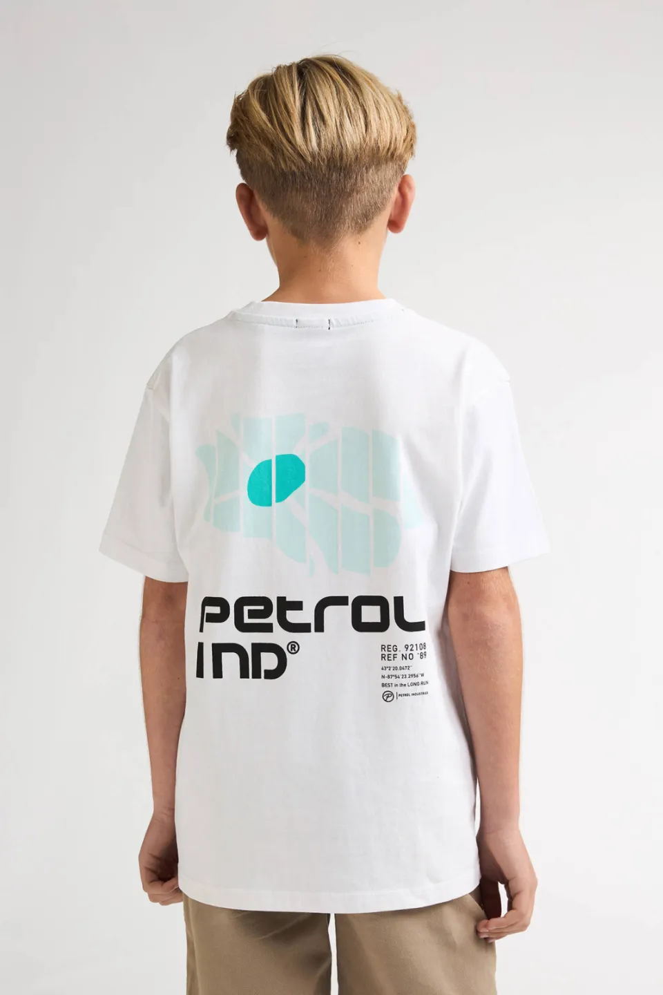 Petrol Industries t-shirt met backprint wit, foto 4