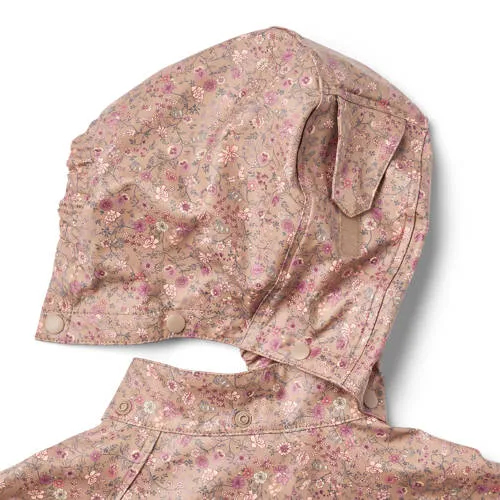 Wheat gebloemde regenjas beige/roze, foto 4