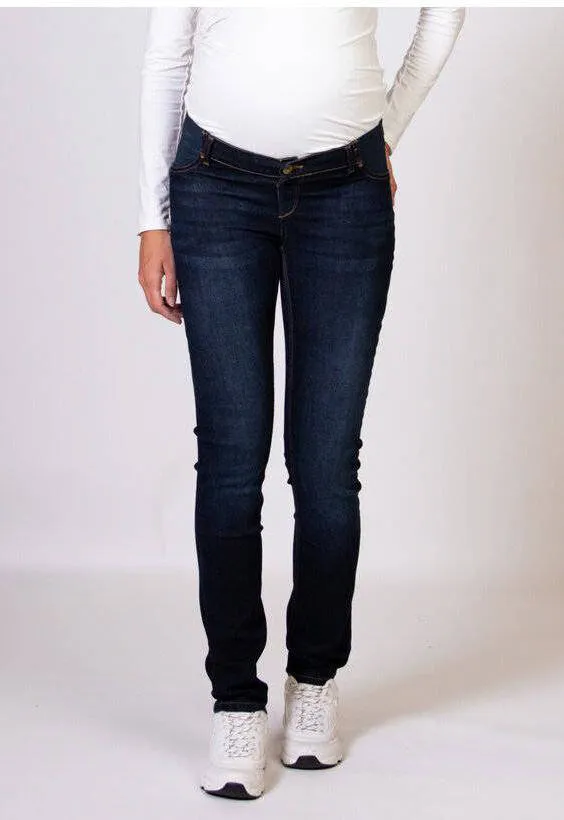 LOVE2WAIT low waist zwangerschaps straight leg jeans darl wash