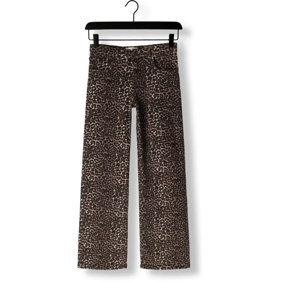Cars straight jeans high waist bruin, foto 3