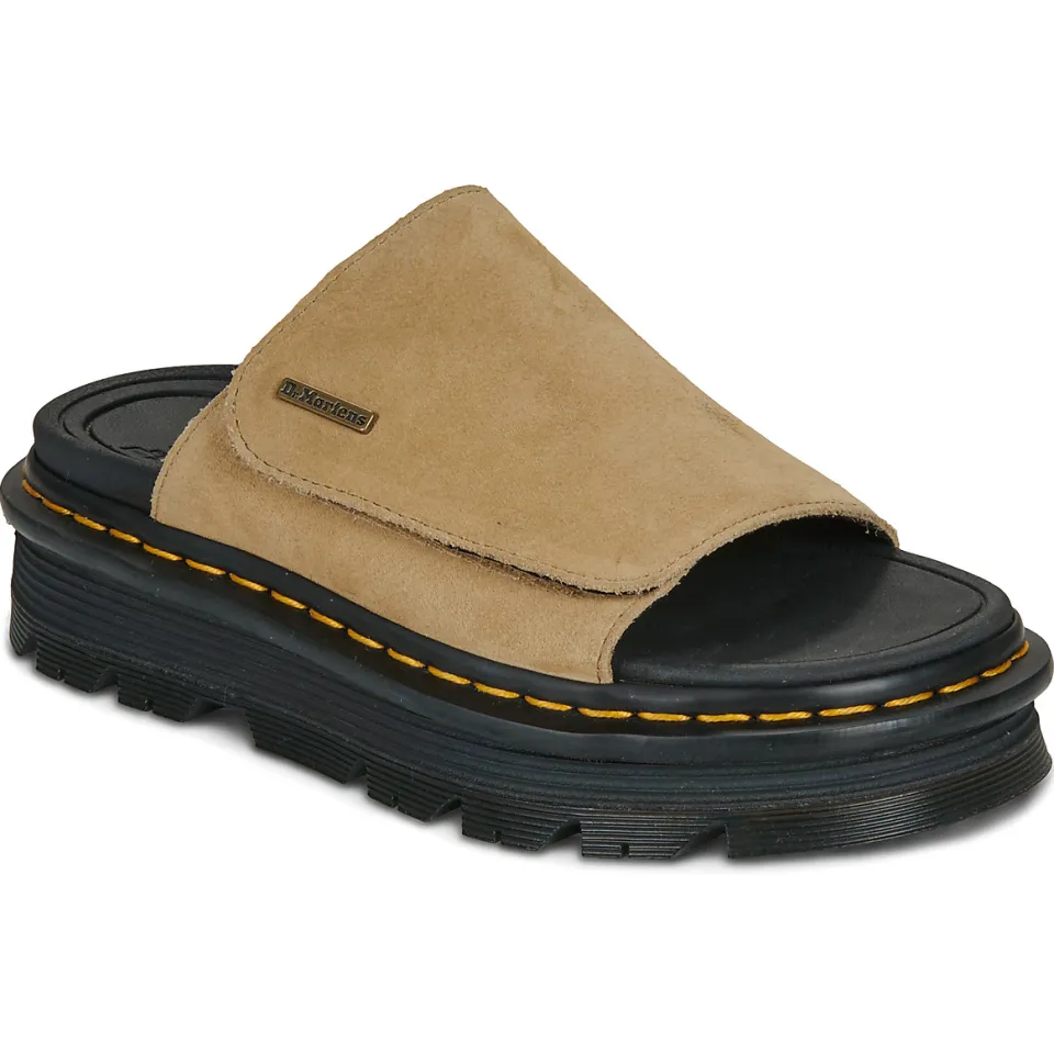 Dr. Martens Zebzag Slide EH Suede slippers beige, foto 3