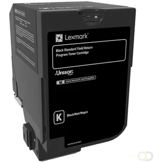 Lexmark 74C2SK0 Toner Zwart, foto 2