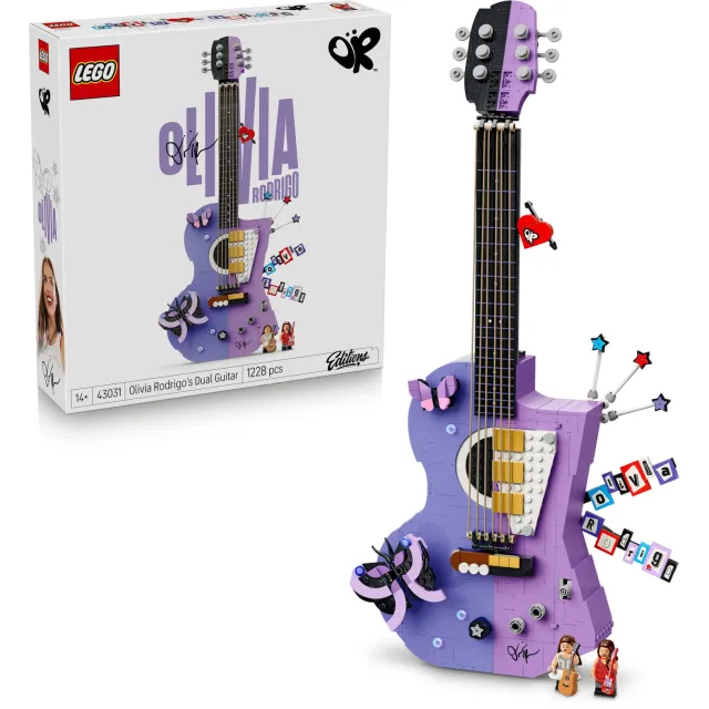 Lego Editions Music Olivia Rodrigo's Dubbele Gitaar Speelgoed 43031, foto 2