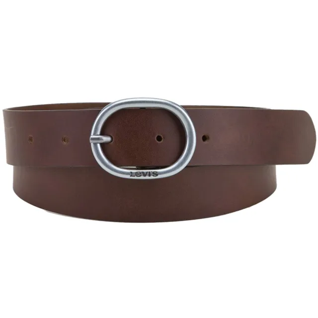 Levi's Hermosilla leren riem donkerbruin