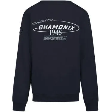 No Way Monday rechtvallende sweater met backprint - donkerblauw Jongens Katoen Ronde hals, foto 3