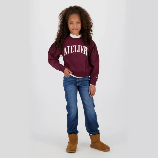 Vingino straight leg straight leg jeans dark blue denim