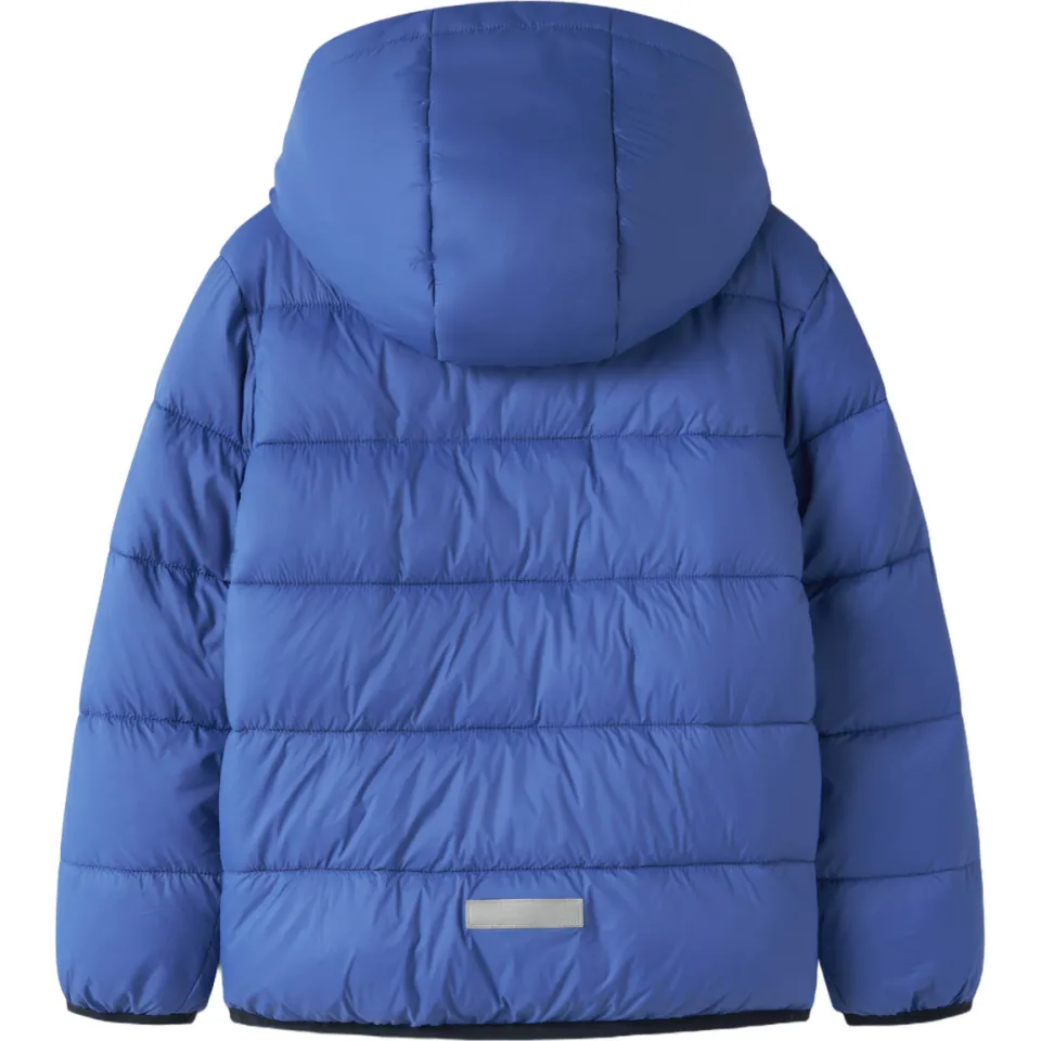 NAME IT Marble winterjas blauw, foto 2