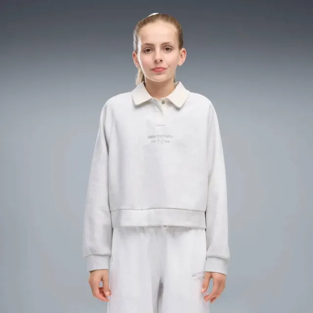 Puma class relaxed sweater - wit