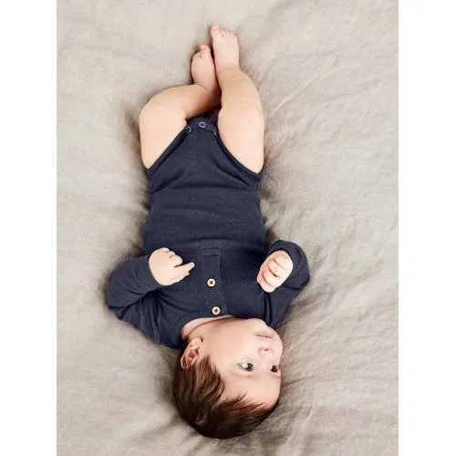 NAME IT BABY ribgebreide romper NBMKAB donkerblauw dark sapphire, foto 3