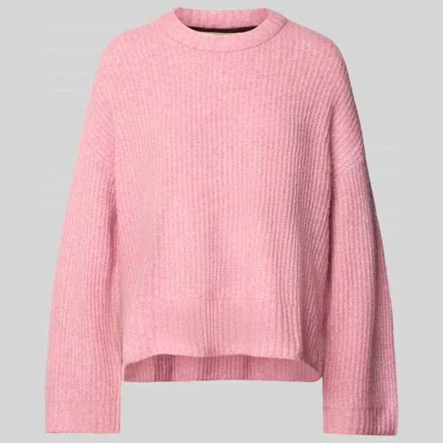 JJXX Gebreide trui met ronde hals model 'SIGGA DIVERSE' Roze