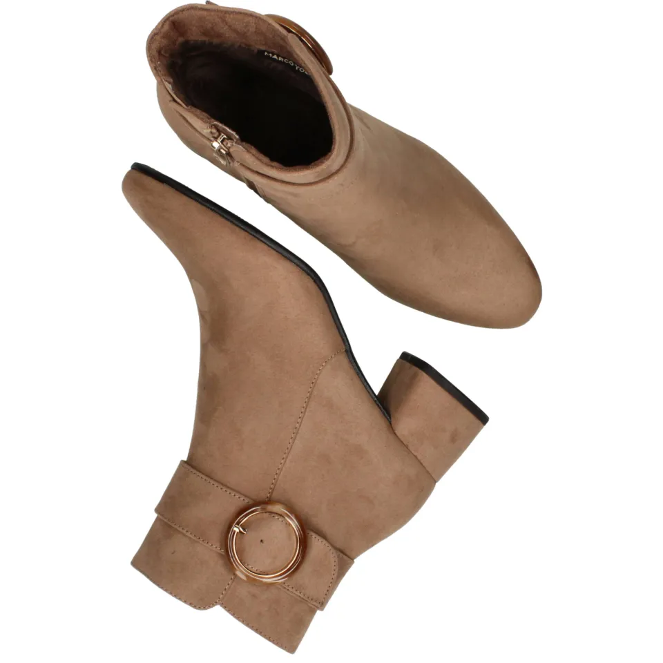 Marco Tozzi Enkellaarsjes Dames Beige, foto 4