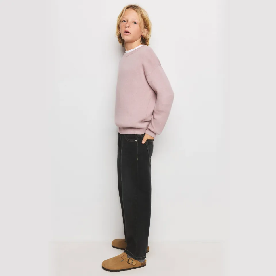 Mango Kids ballon barrel jeans - zwart, foto 3