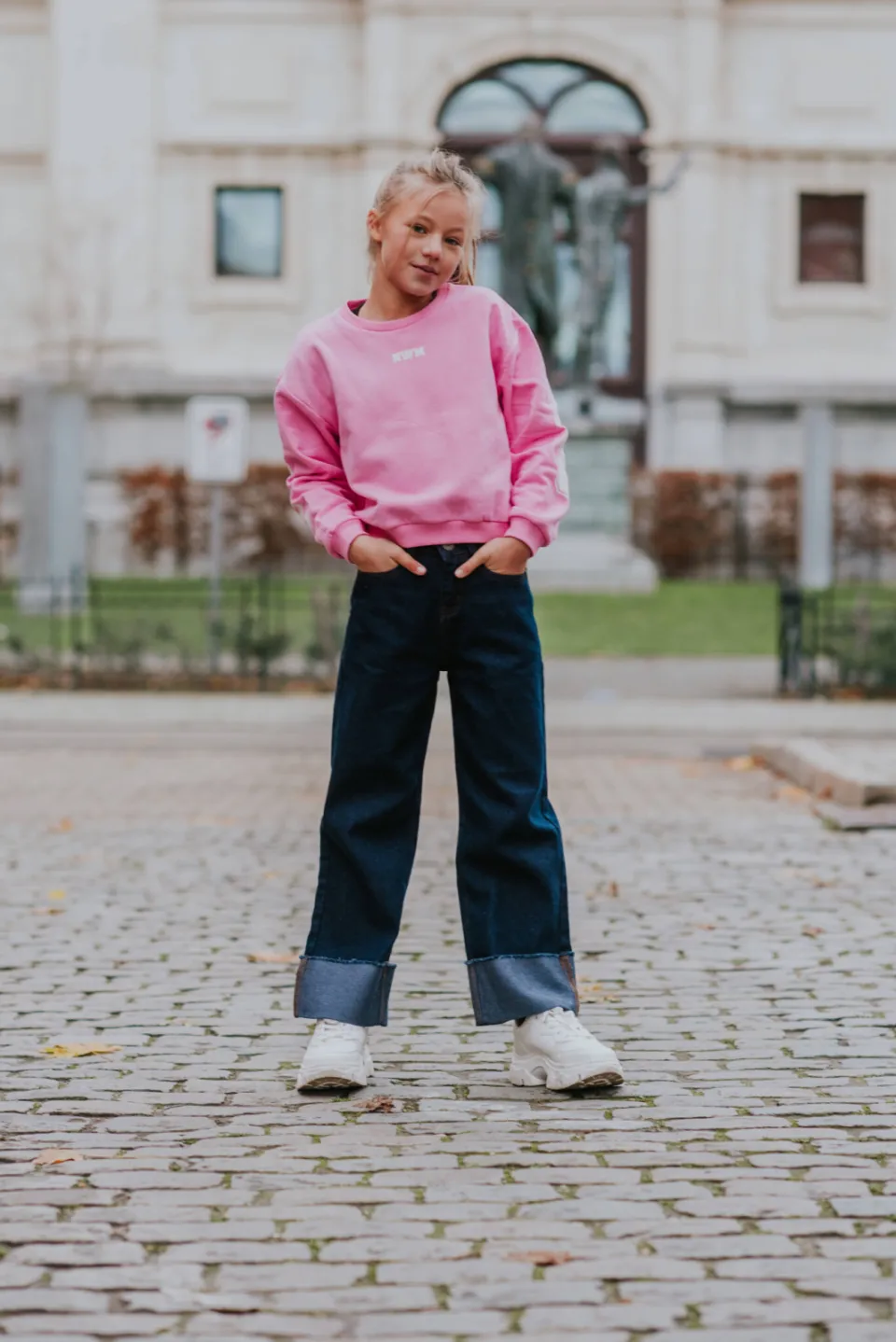 No Way Monday wide leg jeans - denim dark blue, foto 3