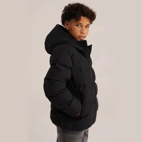 WE Fashion gewatteerde winterjas zwart, foto 3
