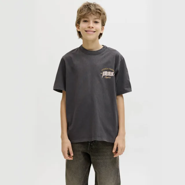 Jack & Jones T-shirt donkergrijs Zwart