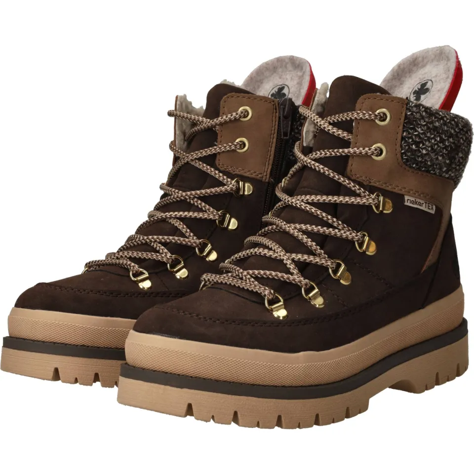 Rieker Veterboots Bruin, foto 6