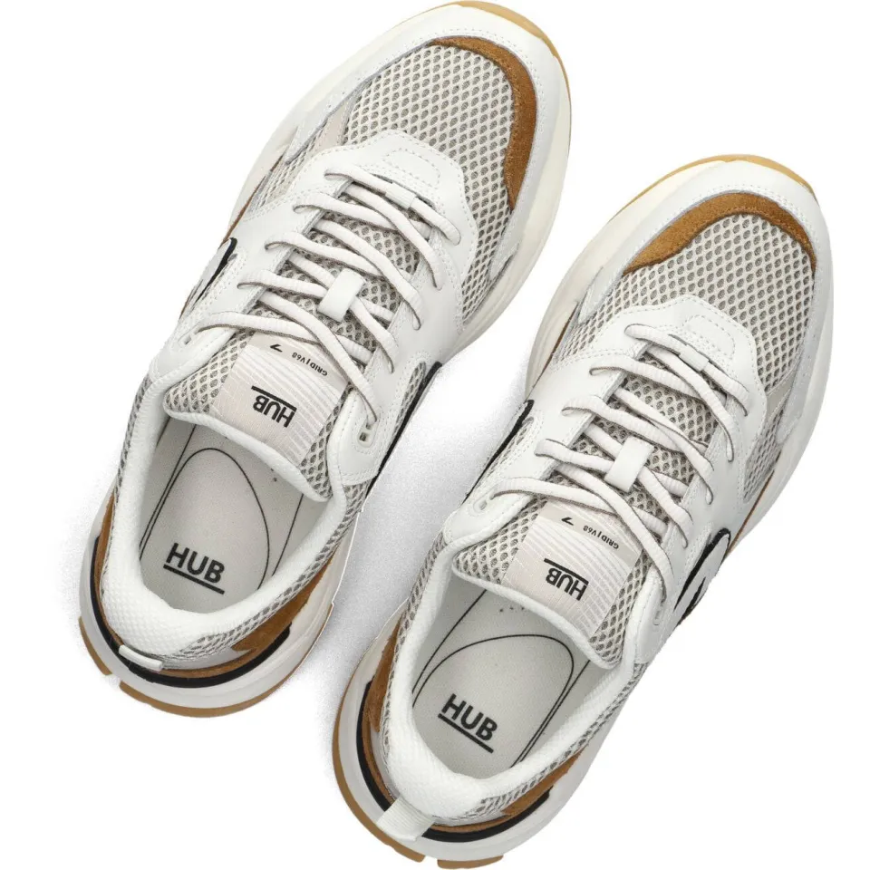 Hub Sneakers Grid-m Wit, foto 4