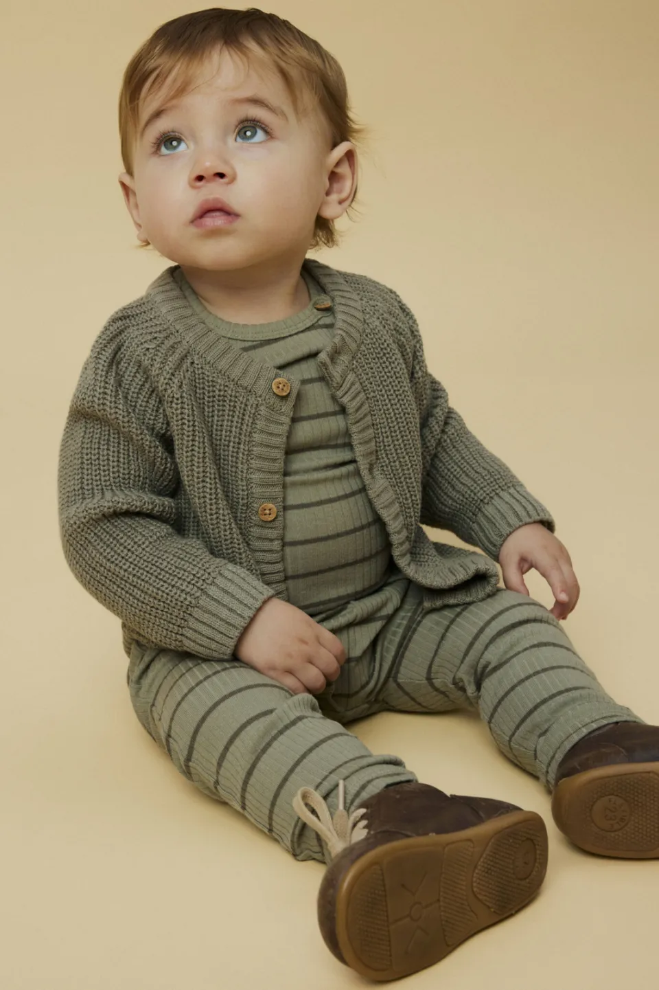 Lil' Atelier BABY romper olijfgroen, foto 3