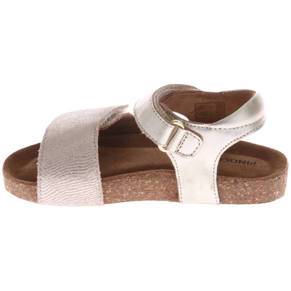 Pinocchio leren sandalen - champagne, foto 2