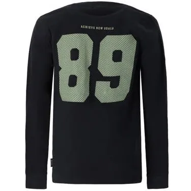 Retour Jeans rechtvallende longsleeve donkergrijs, foto 2
