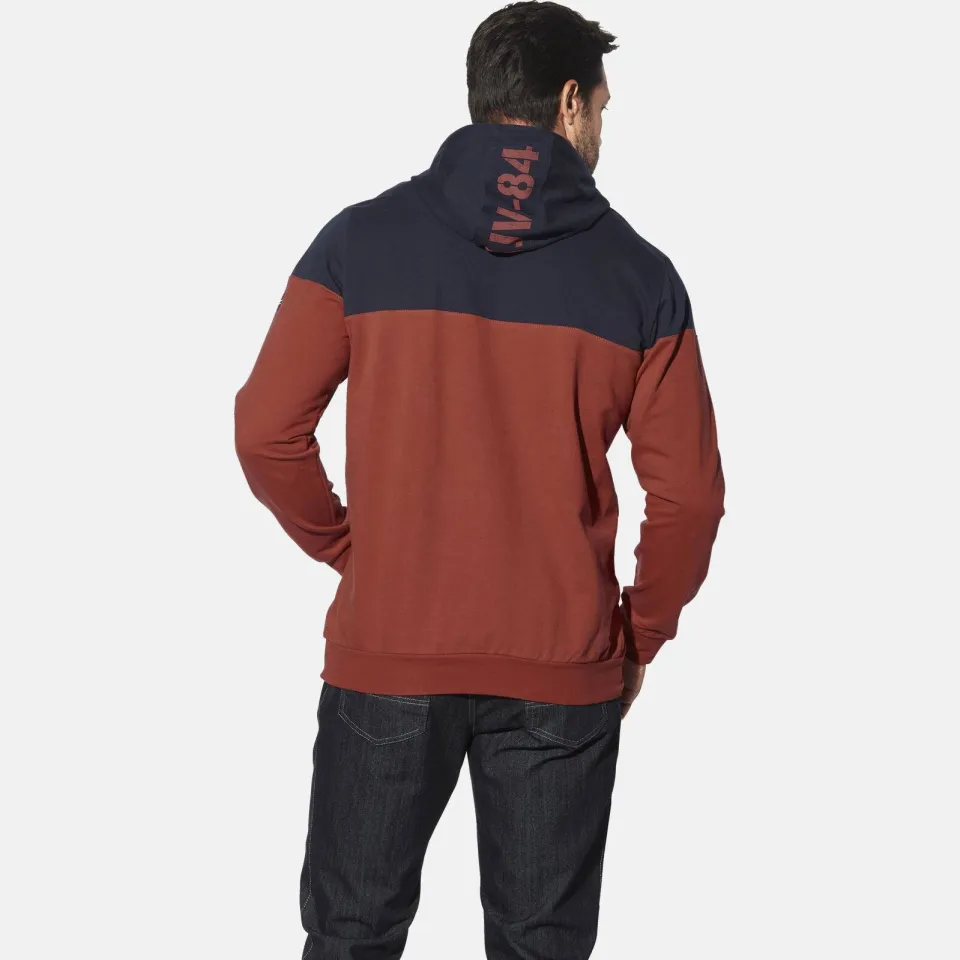 Jan Vanderstorm +FIT Collectie hoodie JERRES Plus brique, foto 3