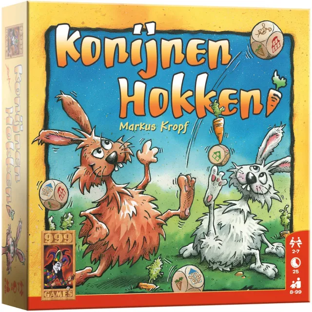 999 Games Konijnen Hokken dobbelspel, foto 2