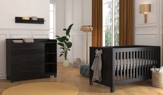 Born Lucky Meegroei Babykamer Roxy 2-Delig dark oak, foto 2