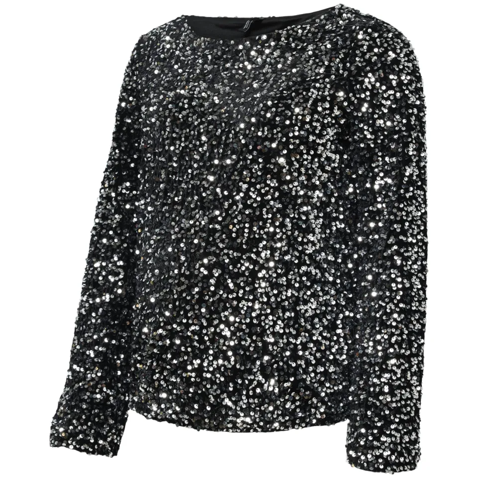 Vero Moda MATERNITY glitterjurk zwart, foto 2