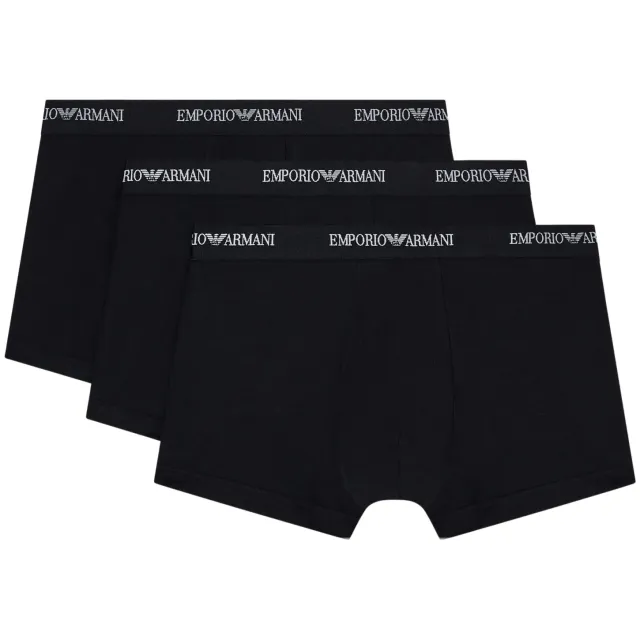 Emporio Armani trunk boxershorts 3-pack zwart